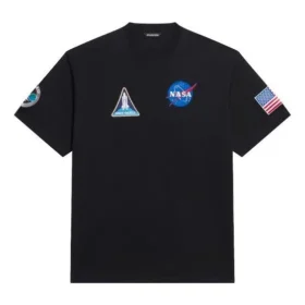 Balenciaga x NASA Crossover Space Retro Kısa Kollu Tişört “Siyah” 651795TKVD71070 Balenciaga x NASA Crossover Space Retro Kısa Kollu Tişört “Siyah” 651795TKVD71070