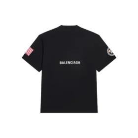 Balenciaga x NASA Crossover Space Retro Kısa Kollu Tişört “Siyah” 651795TKVD71070 Balenciaga x NASA Crossover Space Retro Kısa Kollu Tişört “Siyah” 651795TKVD71070