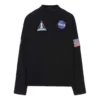 Balenciaga x NASA Space Multi-Patch Sweatshirt “Siyah” 662496TKVD71070