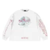 Balenciaga x Pink Martini Uzun Kollu Tişört Oversized “Ekru” 699191TMVN99800