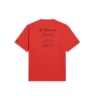 Balenciaga x PlayStation İşbirliği FW21 PS5 Alfabe Geometri Desenli Baskılı Kısa Kollu Unisex Kırmızı 651795TKVF36552
