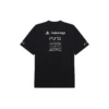 Balenciaga x PlayStation İşbirliği PS5 Alfabe Geometri Desenli Baskılı Kısa Kollu Unisex Siyah 651795TKVF31070