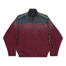 Balenciaga x Puma Eşofman Ceketleri “Burgundy” 850838TTO046164