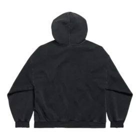 Balenciaga x Puma Kapüşonlu Sweatshirt Orta Kesim “Black Faded” 767877TTVA41041 Balenciaga x Puma Kapüşonlu Sweatshirt Orta Kesim “Black Faded” 767877TTVA41041