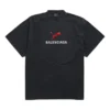 Balenciaga x Puma Oversized Tişört “Black Faded” 831305TTVA61041