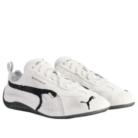 Balenciaga x Puma Speedcat Süet “Eskitilmiş Beyaz Siyah” 847146WSDSD9010 Balenciaga x Puma Speedcat Süet “Eskitilmiş Beyaz Siyah” 847146WSDSD9010