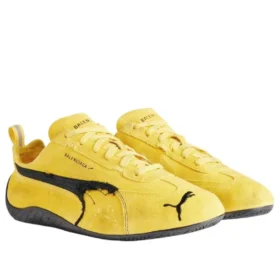 Balenciaga x Puma Speedcat Suede “Distressed Yellow Black” 847146WSDSD7010 Balenciaga x Puma Speedcat Suede “Distressed Yellow Black” 847146WSDSD7010