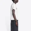 Balenciaga x RuPaul Ortak İmzalı FW21 Harf Baskılı Yuvarlak Yakalı Erkek Beyaz 670943TLV579057