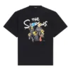 Balenciaga x THE SIMPSONS Büyük Beden Pamuklu Tişört “Siyah” 676589TLVG71000
