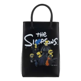 Balenciaga x The Simpsons Mini Alışveriş Çantası “Siyah” 59382623VBN1000