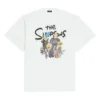 Balenciaga x THE SIMPSONS Oversized Pamuklu Tişört “Beyaz” 676589TLVG70901