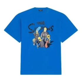 Balenciaga x The Simpsons Oversized Tişört “Mavi” 676589TLVG74210 Balenciaga x The Simpsons Oversized Tişört “Mavi” 676589TLVG74210