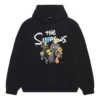 Balenciaga x THE SIMPSONS Pamuklu Kapüşonlu Gömlek Geniş Kesim “Siyah” 674986TLVG81000