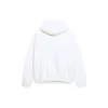 Balenciaga x THE SIMPSONS Pamuklu Kapüşonlu Sweatshirt Geniş Kesim “Beyaz” 675003TLVG89016