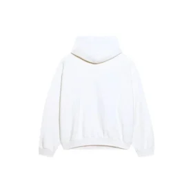 Balenciaga x THE SIMPSONS Pamuklu Kapüşonlu Sweatshirt Geniş Kesim “Beyaz” 675003TLVG89016