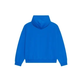 Balenciaga x THE SIMPSONS Pamuklu Kapüşonlu Sweatshirt Geniş Kesim “Mavi” 674986TLVG84210