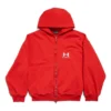 Balenciaga x Under Armour Fermuarlı Kapüşonlu Sweatshirt “Red White” 803264TRVB86540