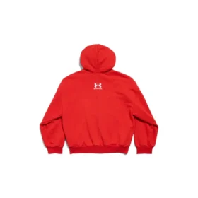 Balenciaga x Under Armour Fermuarlı Kapüşonlu Sweatshirt “Red White” 803264TRVB86540 Balenciaga x Under Armour Fermuarlı Kapüşonlu Sweatshirt “Red White” 803264TRVB86540