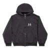 Balenciaga x Under Armour Fermuarlı Kapüşonlu Sweatshirt “Siyah Beyaz” 803264TRVB89034