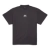 Balenciaga x Under Armour Tişört, Oversized Kesim “Siyah Beyaz” 787349TRVB79034
