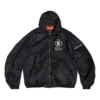Balenciaga x WFP Hafif Kapüşonlu Bomber Ceket “Siyah” 752178TLO251000