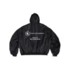Balenciaga x WFP Hafif Kapüşonlu Bomber Ceket “Siyah” 752178TLO251000