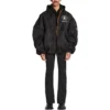 Balenciaga x WFP Hafif Kapüşonlu Bomber Ceket “Siyah” 752178TLO251000
