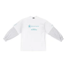 Balenciaga x WFP Çift Kollu Tişört “Beyaz” 698089TMVL29086 Balenciaga x WFP Çift Kollu Tişört “Beyaz” 698089TMVL29086