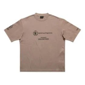 Balenciaga x WFP Tişört Orta Kesim “Bej” 612966TMVL27761 Balenciaga x WFP Tişört Orta Kesim “Bej” 612966TMVL27761