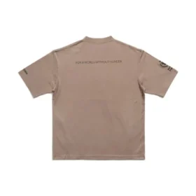 Balenciaga x WFP Tişört Orta Kesim “Bej” 612966TMVL27761 Balenciaga x WFP Tişört Orta Kesim “Bej” 612966TMVL27761
