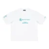 Balenciaga x WFP Tişört Orta Kesim “Beyaz” 612966TMVL29086