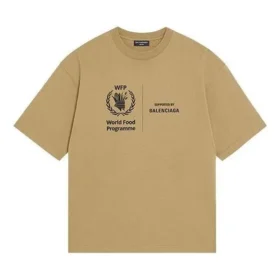 Balenciaga x WFP Tişört Orta Kesim “Haki” 612966THV849605