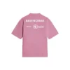 Balenciaga x WFP Tişört Orta Kesim “Pembe” 612966THV845621