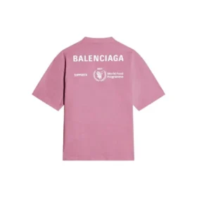 Balenciaga x WFP Tişört Orta Kesim “Pembe” 612966THV845621