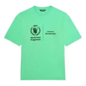 Balenciaga x WFP Tişört Orta Kesim “Yeşil” 612966THV844162