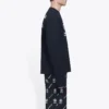 Balenciaga x WFP Uzun Kollu Tişört Orta Kesim “Siyah” 612967THV841000