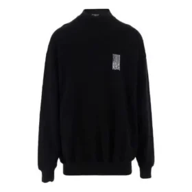 Barcode Bisiklet Yaka Kazak “Siyah” 652981TKVE61070