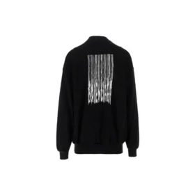 Barcode Bisiklet Yaka Kazak “Siyah” 652981TKVE61070