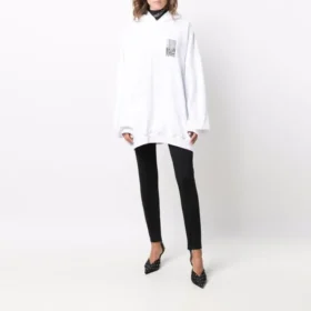 Barcode Pamuklu Kapüşonlu Sweatshirt “Beyaz” 651799TKVE69040 Barcode Pamuklu Kapüşonlu Sweatshirt “Beyaz” 651799TKVE69040