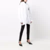 Barcode Pamuklu Kapüşonlu Sweatshirt “Beyaz” 651799TKVE69040