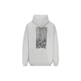 Barcode Pamuklu Kapüşonlu Sweatshirt “Gri” 651799TKVE68174