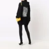 Barcode Pamuklu Kapüşonlu Sweatshirt “Siyah” 651799TKVE61070