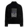 Barcode Yıpranmış Denim Ceket “Siyah” 664329TBP471055