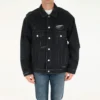 Barcode Yıpranmış Denim Ceket “Siyah” 664329TBP471055