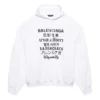 Baskılı Kapüşonlu Spor Unisex Beyaz 641679TJVI69040