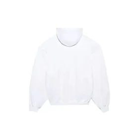 Baskılı Kapüşonlu Spor Unisex Beyaz 641679TJVI69040