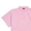 BB Classic Balenciaga Kısa Oversized Tişört “Pink” 783399TQVS85708