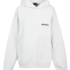 BB Corp Pamuklu Kapüşonlu Sweatshirt “Beyaz” 713677TOVP19081