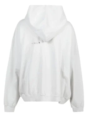 BB Corp Pamuklu Kapüşonlu Sweatshirt “Beyaz” 713677TOVP19081