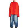 BB Icon Trompe L’oeil Gömlek “Kırmızı” 699227TYB186403